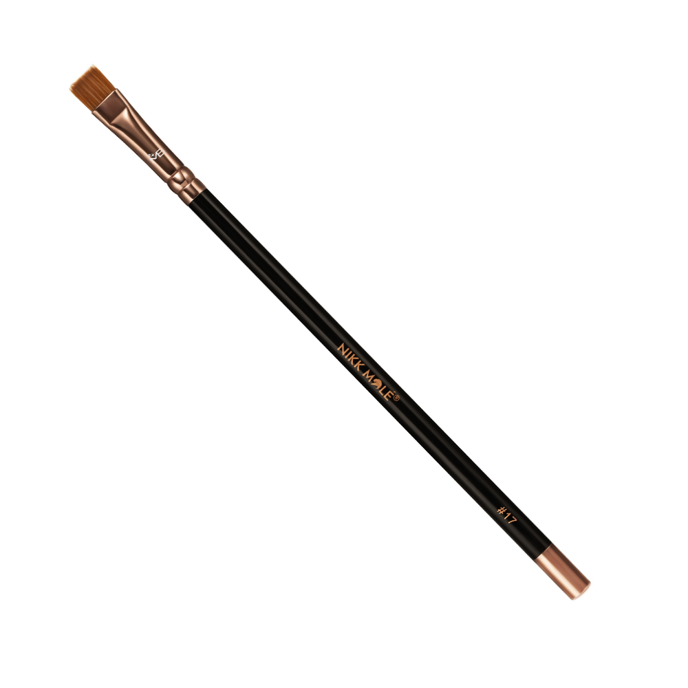 Nikk Mole Пензель №17 плоский прямий для Brow Paste та коректора