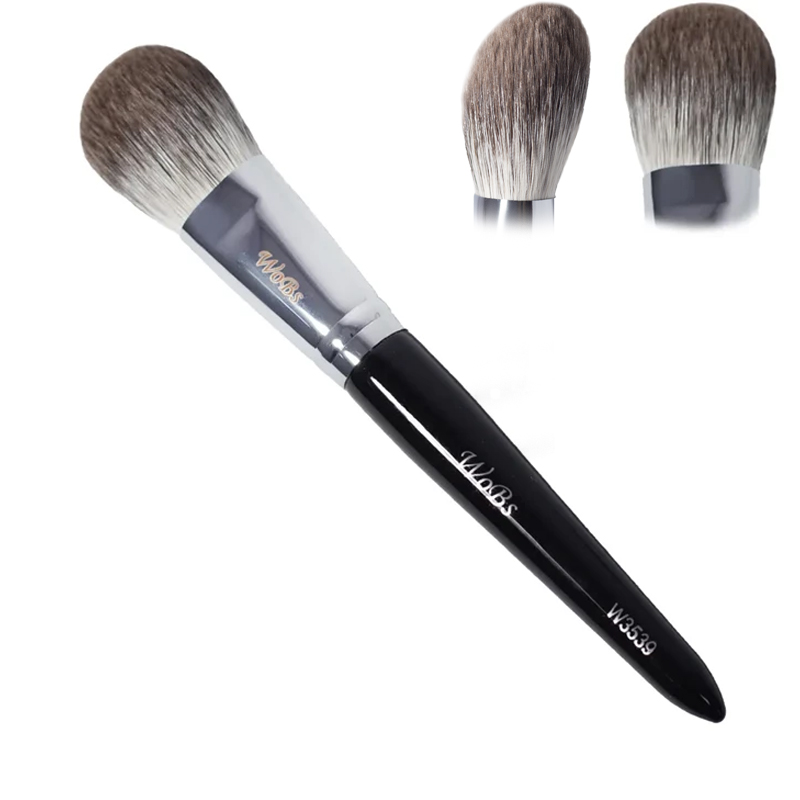 WOBS Brush W3539 for blush and contouring, arctic fox hair, angled flat