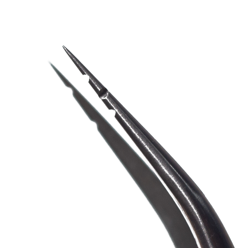 MIRADA Tweezers for eyelash isolation "dolphin"