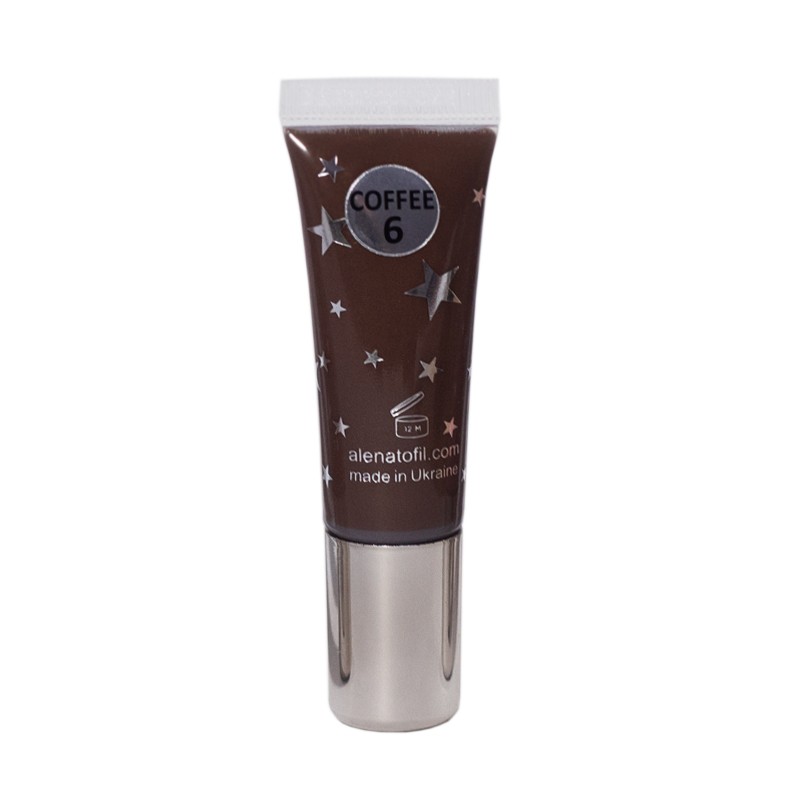 ALENA TOFIL STARTINT Matte-satin, waterproof cream-to-powder tint-eyeshadow in tube 6 COFFEE 10 ml