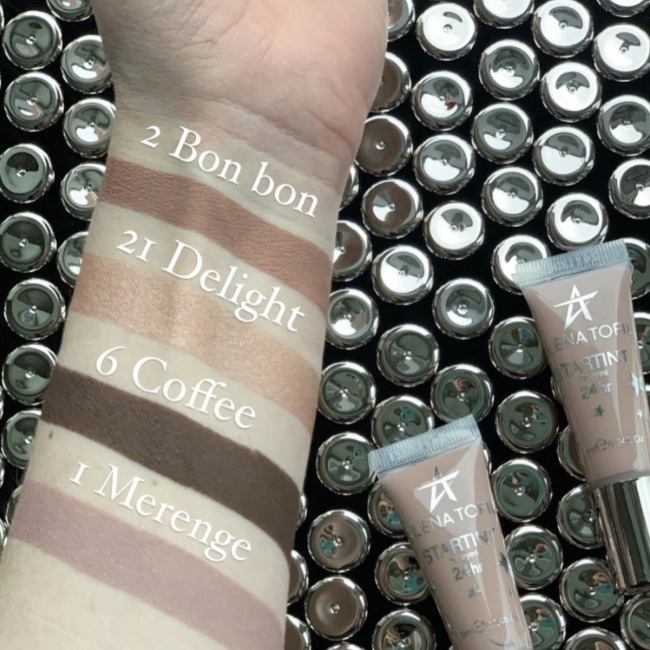 ALENA TOFIL STARTINT Matte-satin, waterproof cream-to-powder tint-eyeshadow in tube 6 COFFEE 10 ml