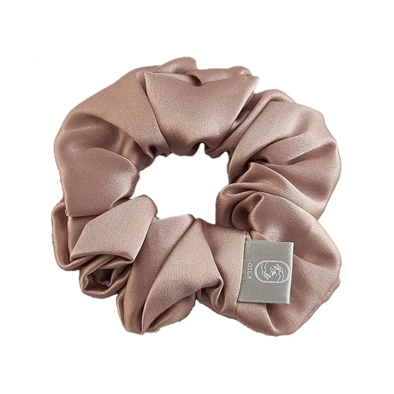 OILA Шелковая резинка для волос, цвет мокко