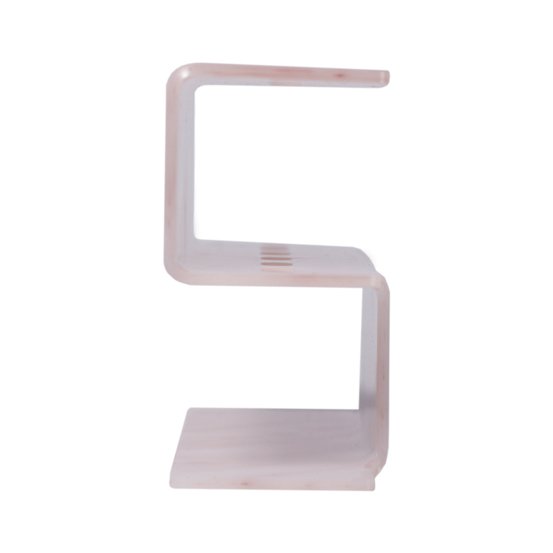 Подставка для 6 пинцетов, розовый мрамор