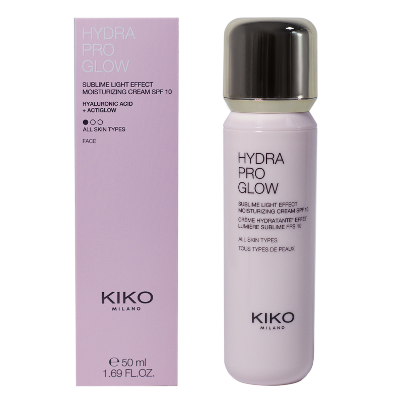 KIKO MILANO Cream base for face Hydra Pro Glow SPF 10, 50 ml