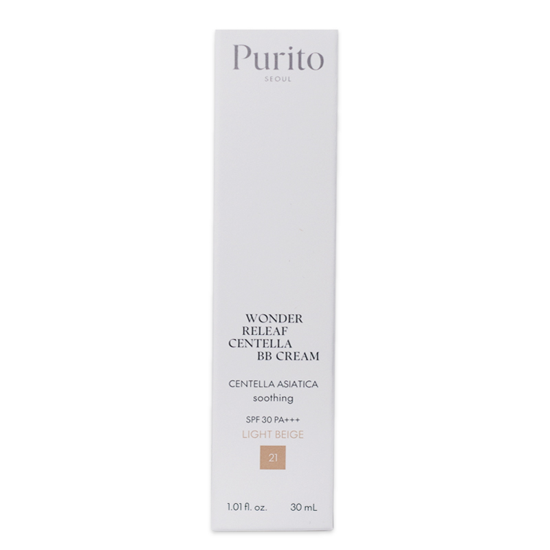 PURITO SEOUL BB крем Wonder Releaf з центелою SPF 30 PA+++ 21 Light Beige 30 мл