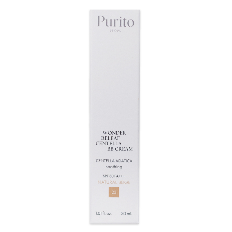 PURITO SEOUL BB крем Wonder Releaf с центеллой SPF 30 PA+++ 23 Natural Beige 30 мл