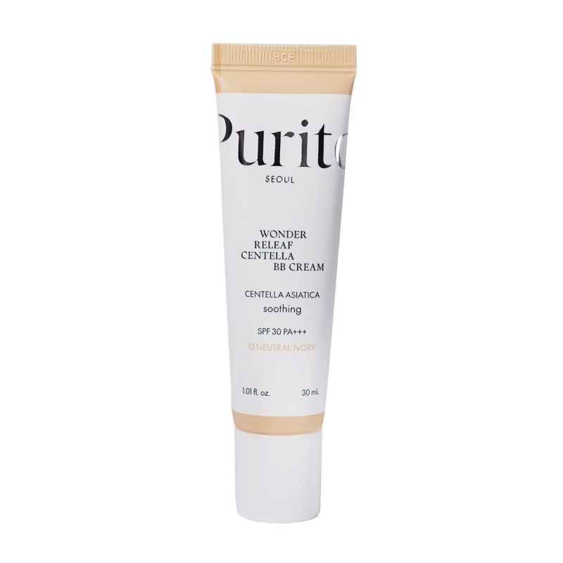 PURITO SEOUL Krem BB Wonder Releaf z centellą SPF 30 PA+++ 13 Neutral Ivory 30 ml