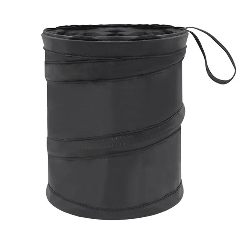 Складной органайзер мини-ведро, черный