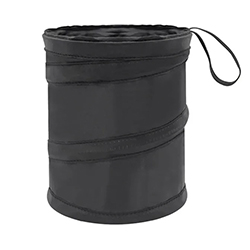 Foldable mini bucket organizer, black