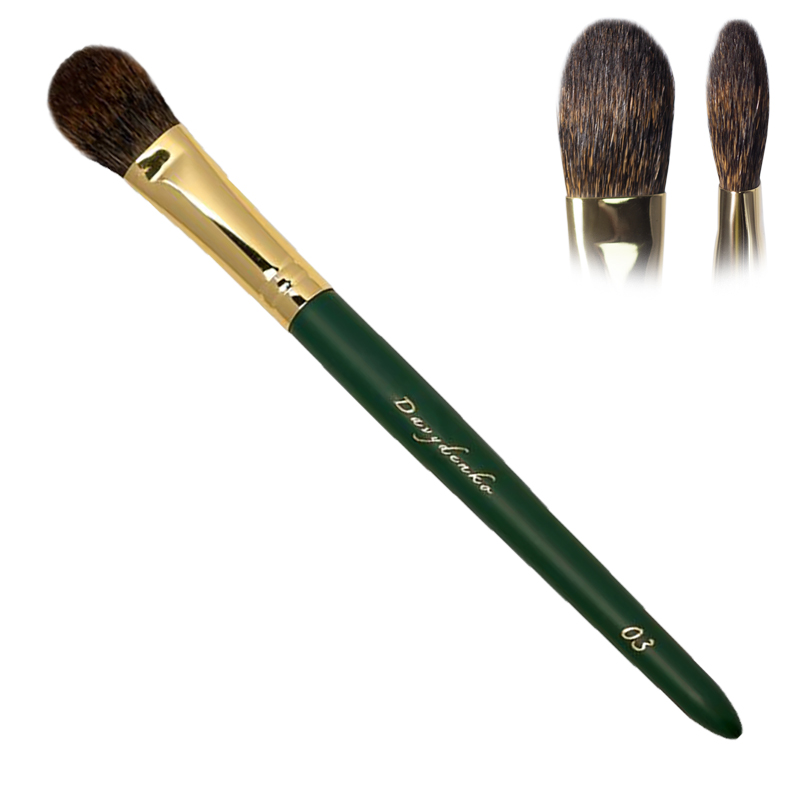 DAVYDENKO BEAUTY Brush No.03 for Dry Textures, Squirrel Hair