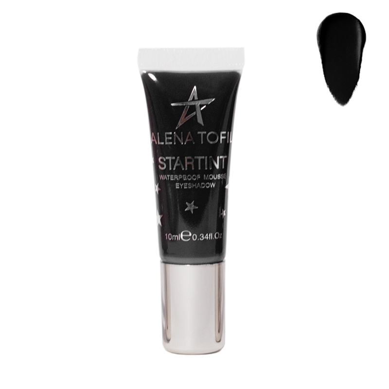 ALENA TOFIL STARTINT ART COLLECTION Матовые, водостойкие, кремово-пудровые тени-тинт в тубе BLACK 10 мл