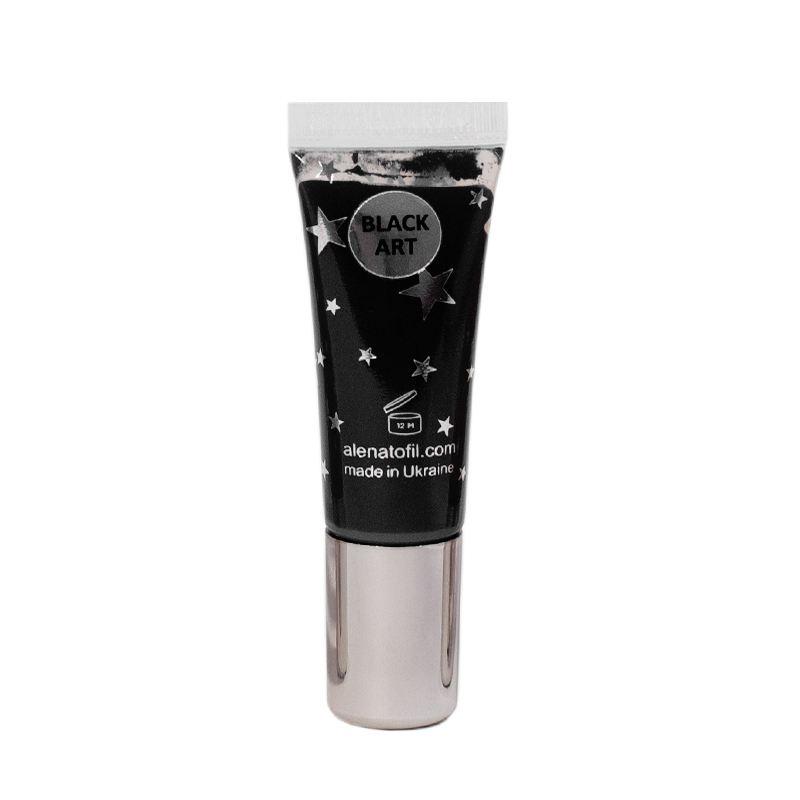 ALENA TOFIL STARTINT ART COLLECTION Матовые, водостойкие, кремово-пудровые тени-тинт в тубе BLACK 10 мл