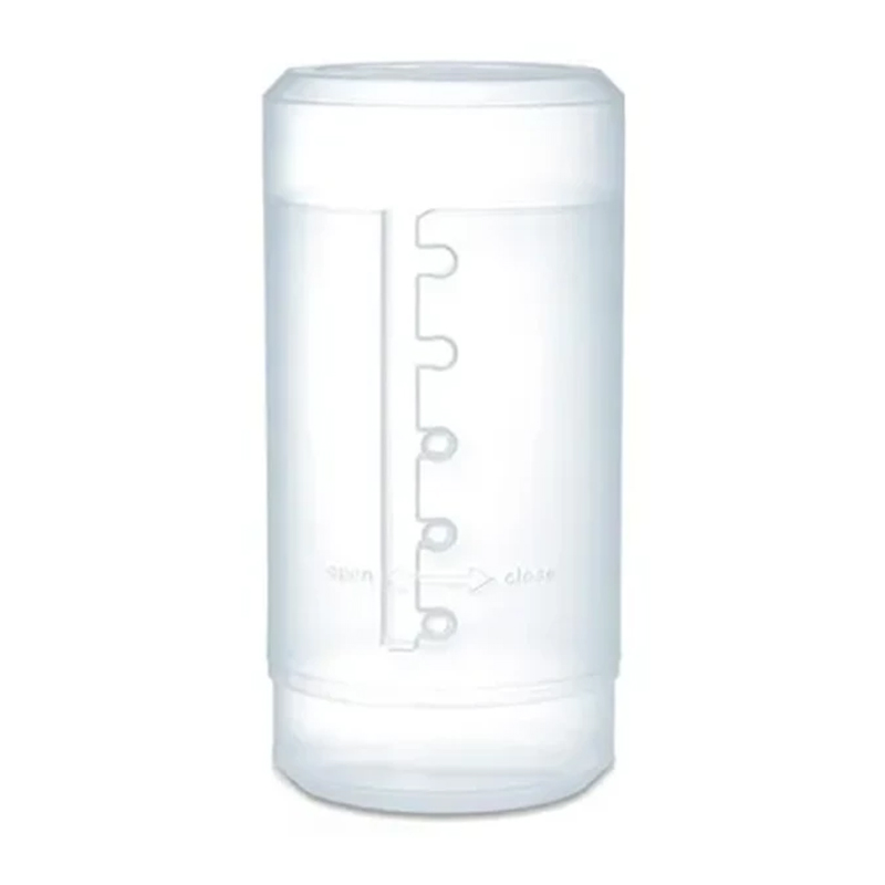 Tube for makeup brushes and pencils, adjustable, plastic