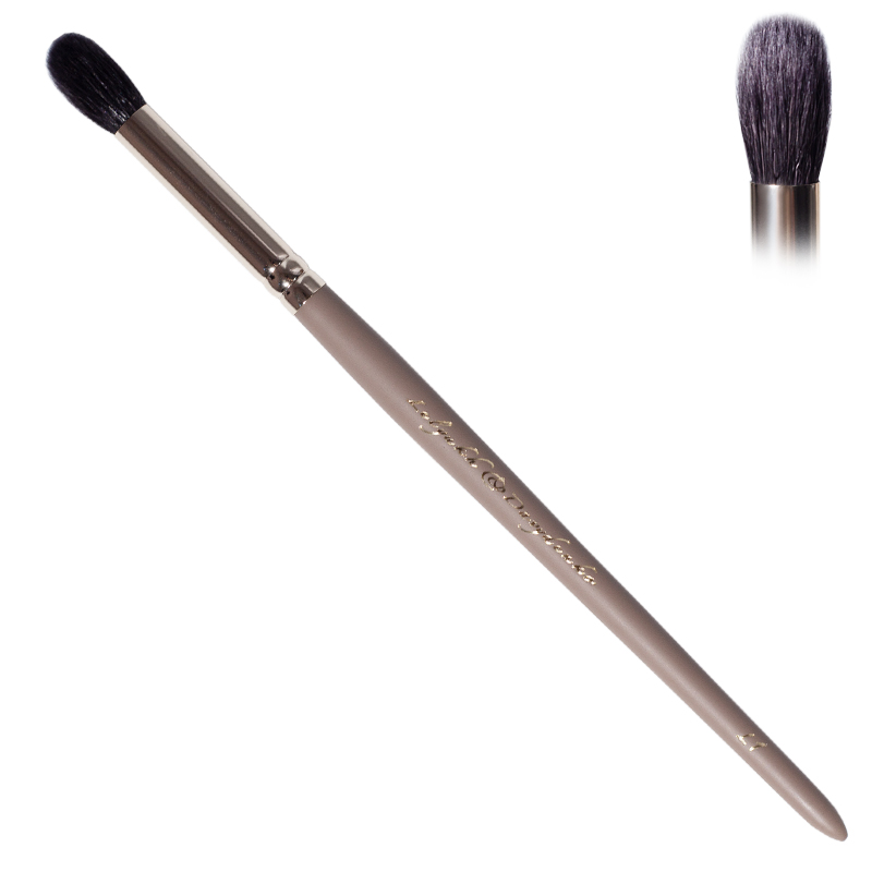 DAVYDENKO BEAUTY & Lelyukh Пензлик L1 бочонок для сухих тіней, ворс кози