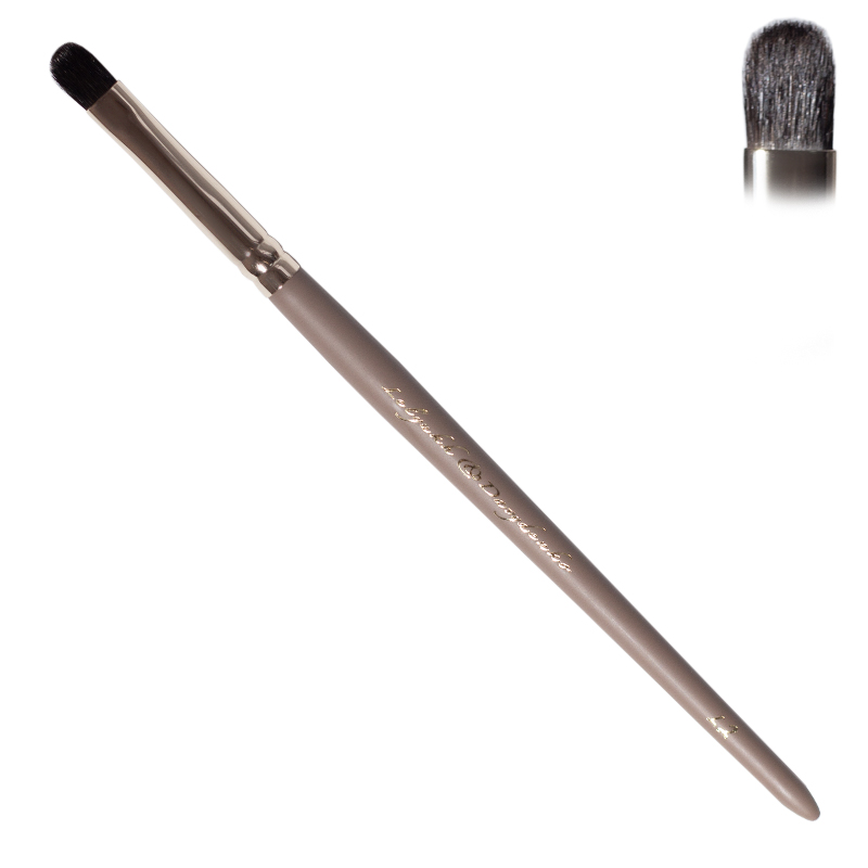 DAVYDENKO BEAUTY & Lelyukh Пензлик L2 плоский для тіней та пігментів, ворс білки