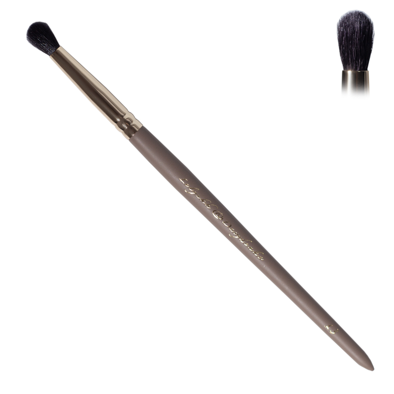 DAVYDENKO BEAUTY & Lelyukh Pędzel L4 barrel do cieni i detali, włosie kozy