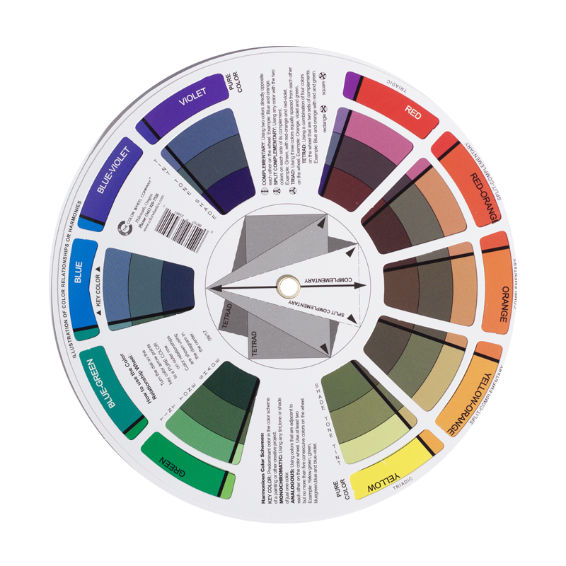 Color Wheel English Version, diameter 14 cm