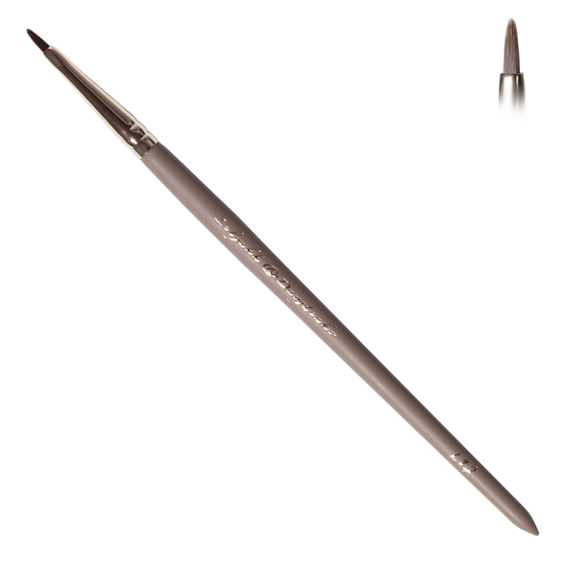 DAVYDENKO BEAUTY & Lelyukh Brocha L12 fina, para delineado, sintética