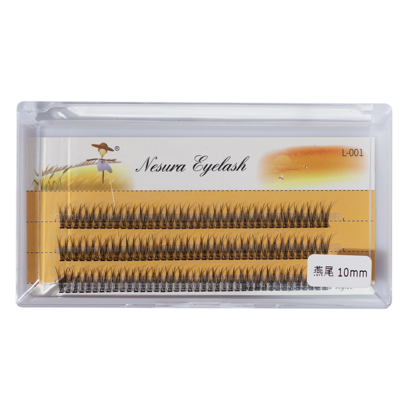 Nesura Eyelash Classic Накладні вії ластівки V 12D, 0,10, вигин C, 10 мм