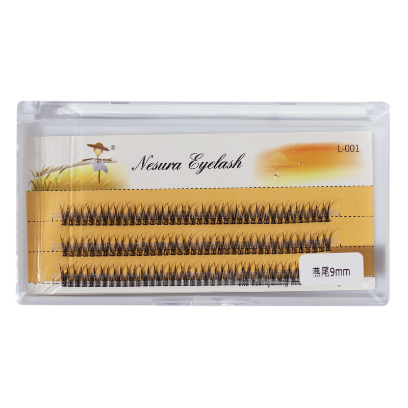 Nesura Eyelash Classic Накладні вії ластівки V 12D, 0,10, вигин C, 9 мм