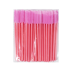 Щіточки силіконові, рожевий-рожевий, уп. 50 шт