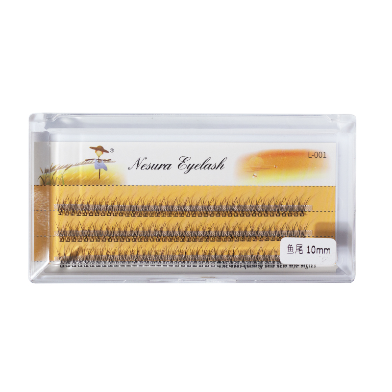Nesura Eyelash Rzęsy sztuczne Rybi ogon 12D, 0,07, skręt C, 10 mm