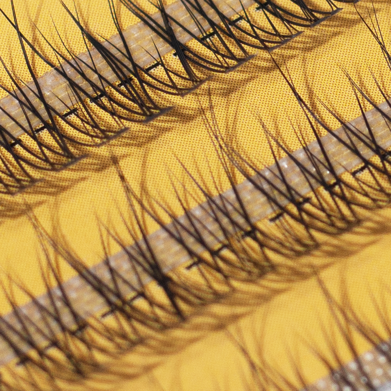 Nesura Eyelash False eyelashes Fish Tail 12D, 0,07, curl C, 8 mm