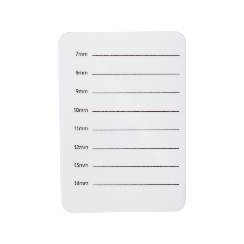 Bandeja para extensión de pestañas, redondeada, 8 líneas (7-14 mm)