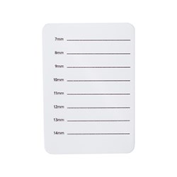 Bandeja para extensión de pestañas, redondeada, 8 líneas (7-14 mm)