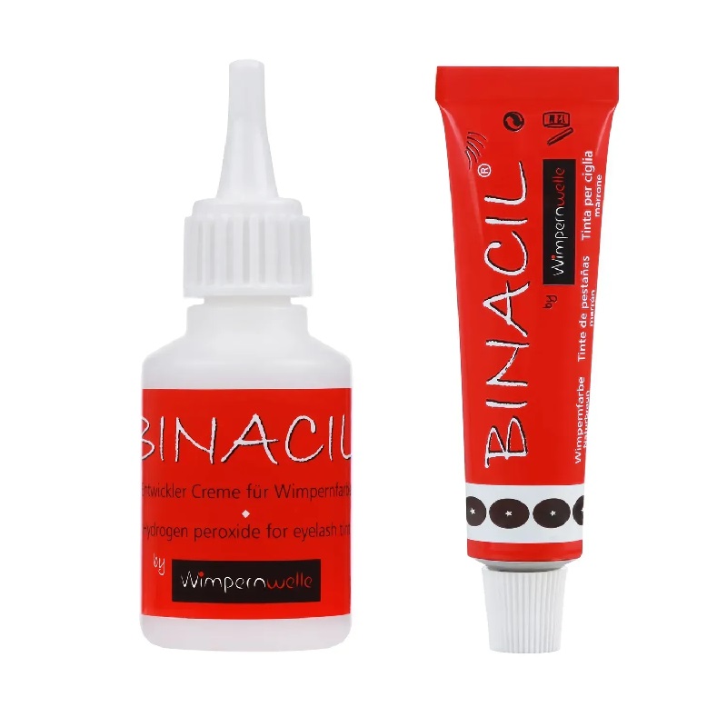 Набір mini для фарбування брів та вій natural brown