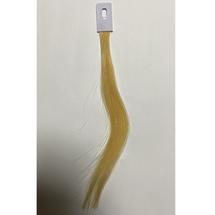 Тест-пасмо натуральне, блонд 9 РГТ, 1 шт (на білому тримачі)