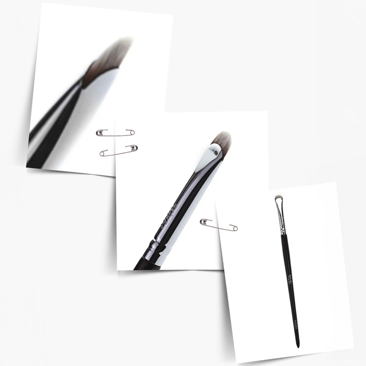 WOBS Pędzel W3254 do cieni, korektora i podkreślenia konturu, syntetyczny