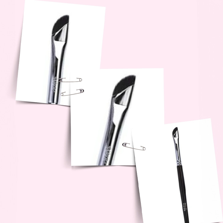 WOBS Brocha W3255 para Líneas, Corrector y Limpieza de Contorno, sintética