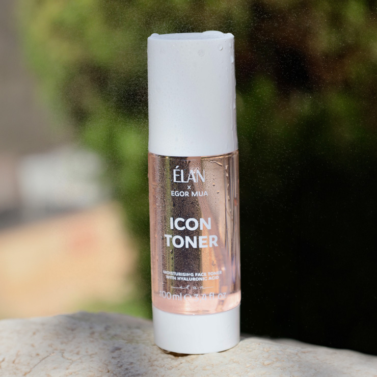ELAN Зволожувальний тонік для обличчя з гіалуроновою кислотою ICON TONER 100 мл