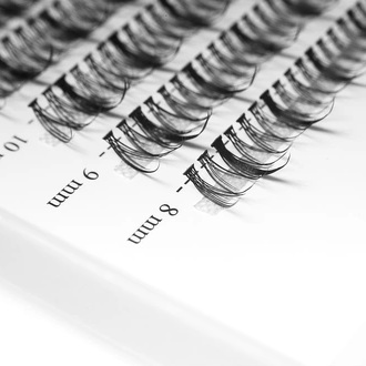 WOBS Cluster lashes 200 pcs Fairy Lashes 20D (5 strips, mix 8–12 mm)