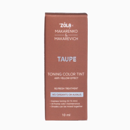 ZOLA x Makarenko x Makarevich Тонуюча фарба Toning Color Tint Taupe 10 ml