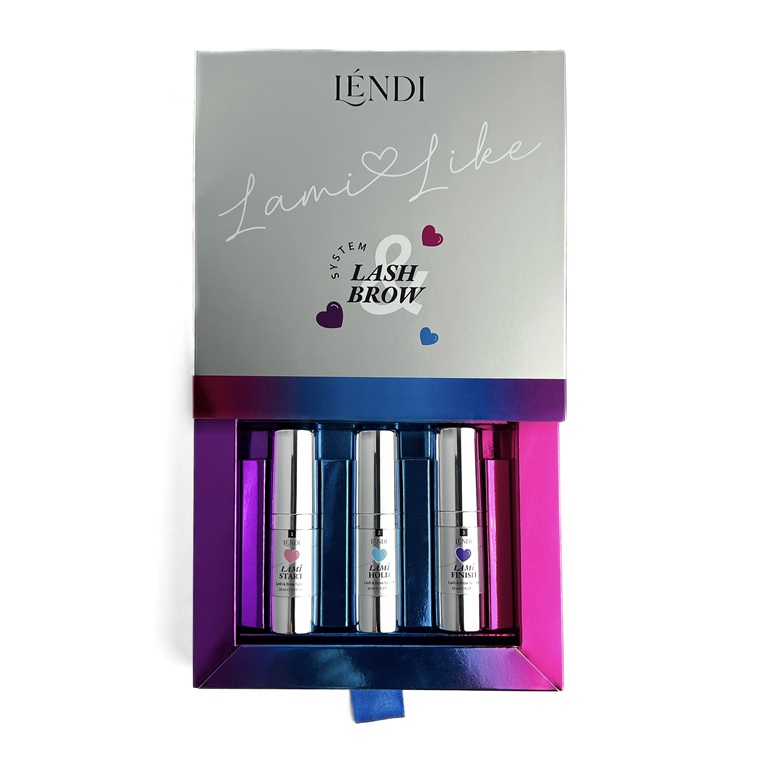 LENDI Lami Like Zestaw do laminacji rzęs i brwi 3 x 10 ml