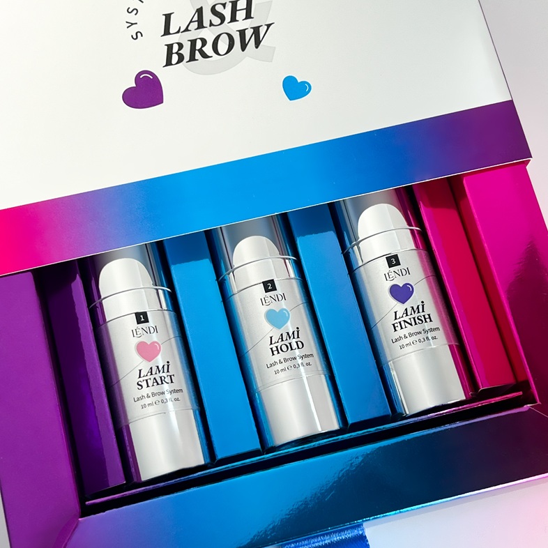 LENDI Lami Like Zestaw do laminacji rzęs i brwi 3 x 10 ml