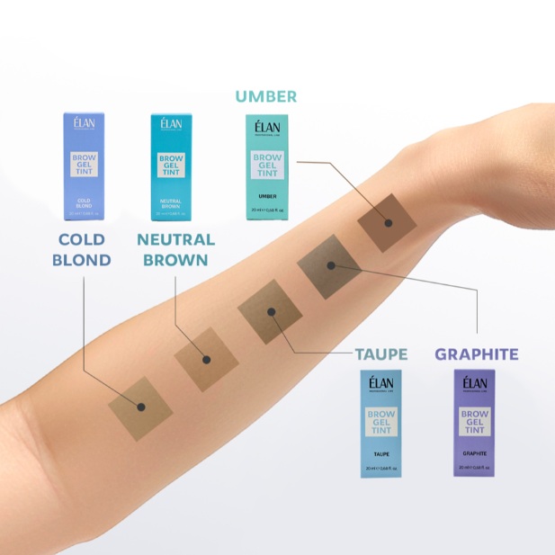 ELAN Гель-краска для бровей Brow Gel Tint Umber, 20 мл