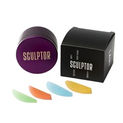 Set of OPEN LOOK COLOR MIX silicone rollers, 4 pairs