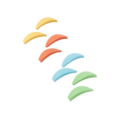 SCULPTOR Set of silicone rollers OPEN LOOK COLOR MIX, 4 pairs