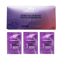 ZOLA x Yuliya Lash Vin COLOR LAB EMOTION Producto para laminación en sobre 03 PEPTIDE BLOOM THERAPY 3 × 1 ml (3 × 0.03 fl oz)