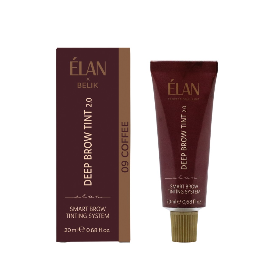 ELAN Краска для бровей SBTS Deep Brow Tint 2.0 09 COFFEE deep brown 20 мл