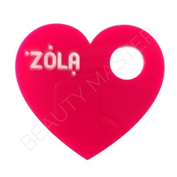 ZOLA Палітра для змішування серце, рожева
