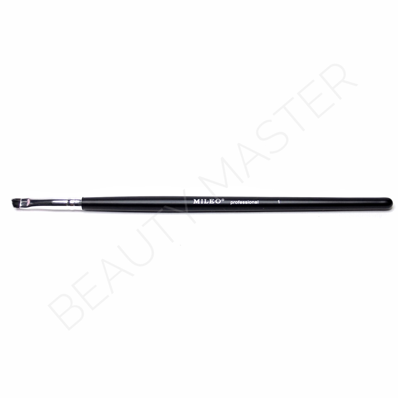 Mileo Кисть 1 плоская скошенная черная ручка