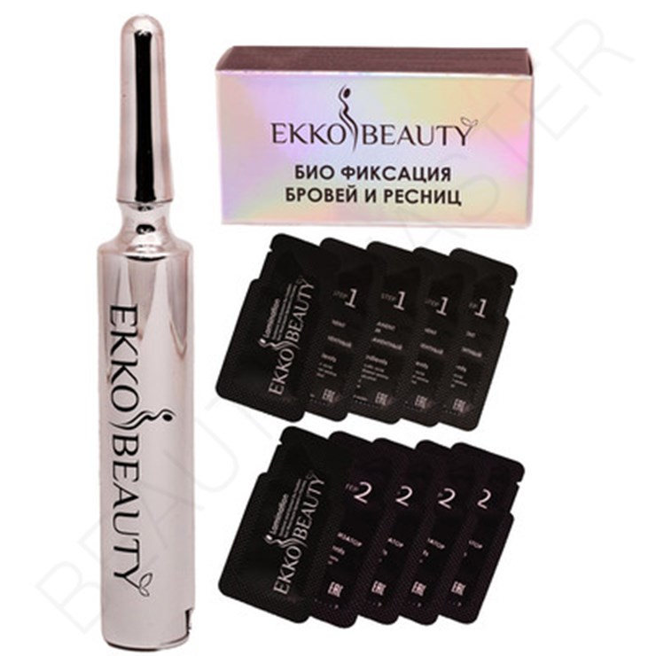 EKKOBEAUTY Set Bio-fixation of eyebrows (1, 2 composition and argan oil)