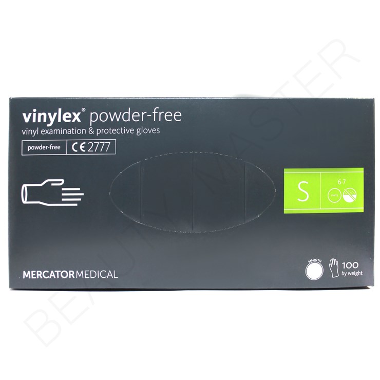Vinylex Powder-free vinyl gloves, size S, pack 100pcs
