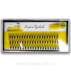 Nesura 20D 13mm cluster eyelashes without knots