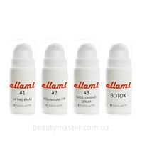 ellami Набір из 4-х- №1 lifting balm, №2 volumising fix, №3 moisturising serum, botox