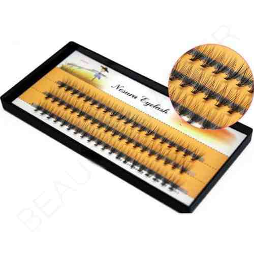 Nesura Eyelash Premium Вії пучкові безвузликові 20D, 0,07, вигин C, 10мм